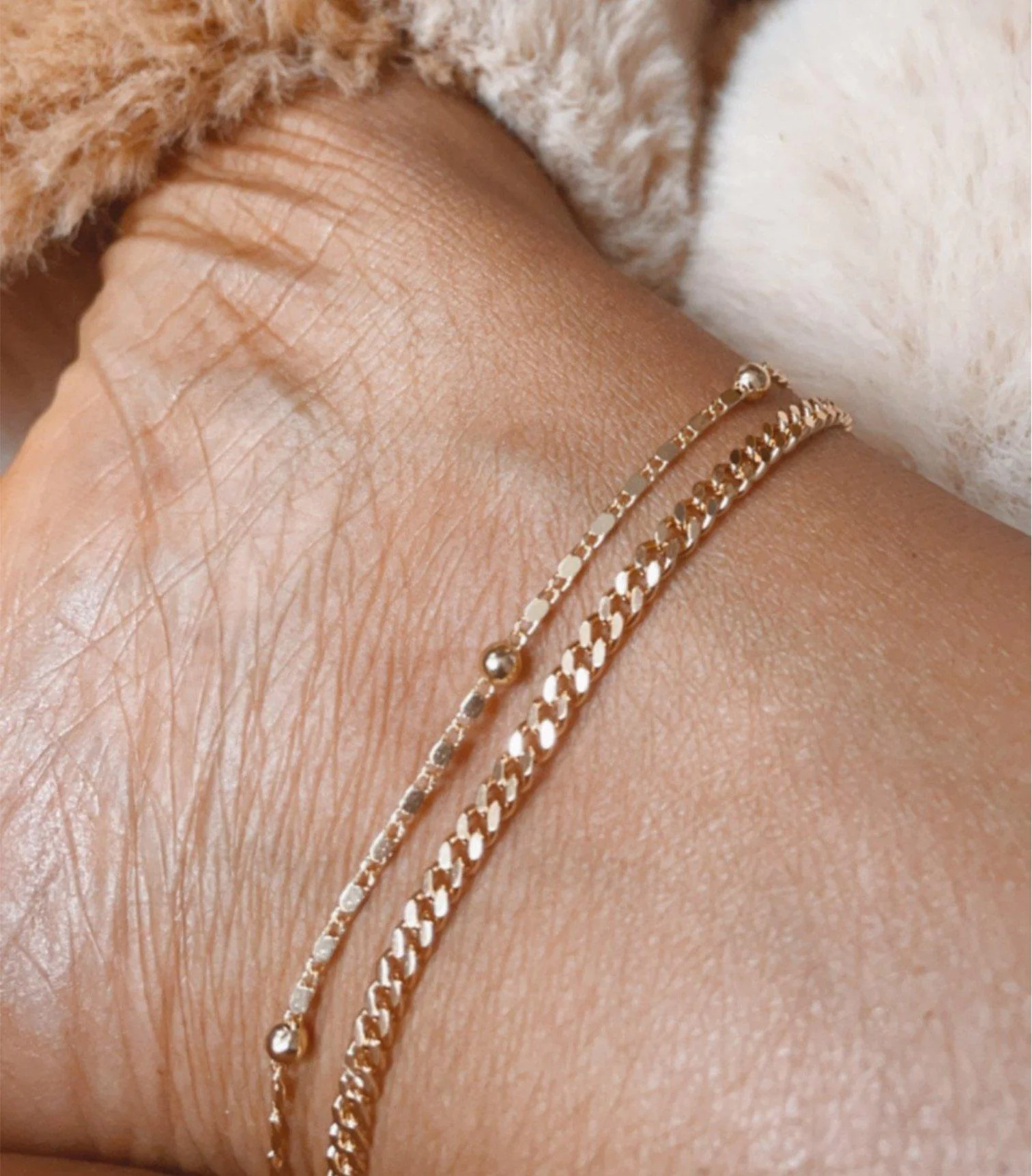 Cuban Link Anklet - Image 3